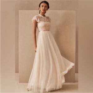 BHLDN Needle & Thread Giselle Bodice Gown